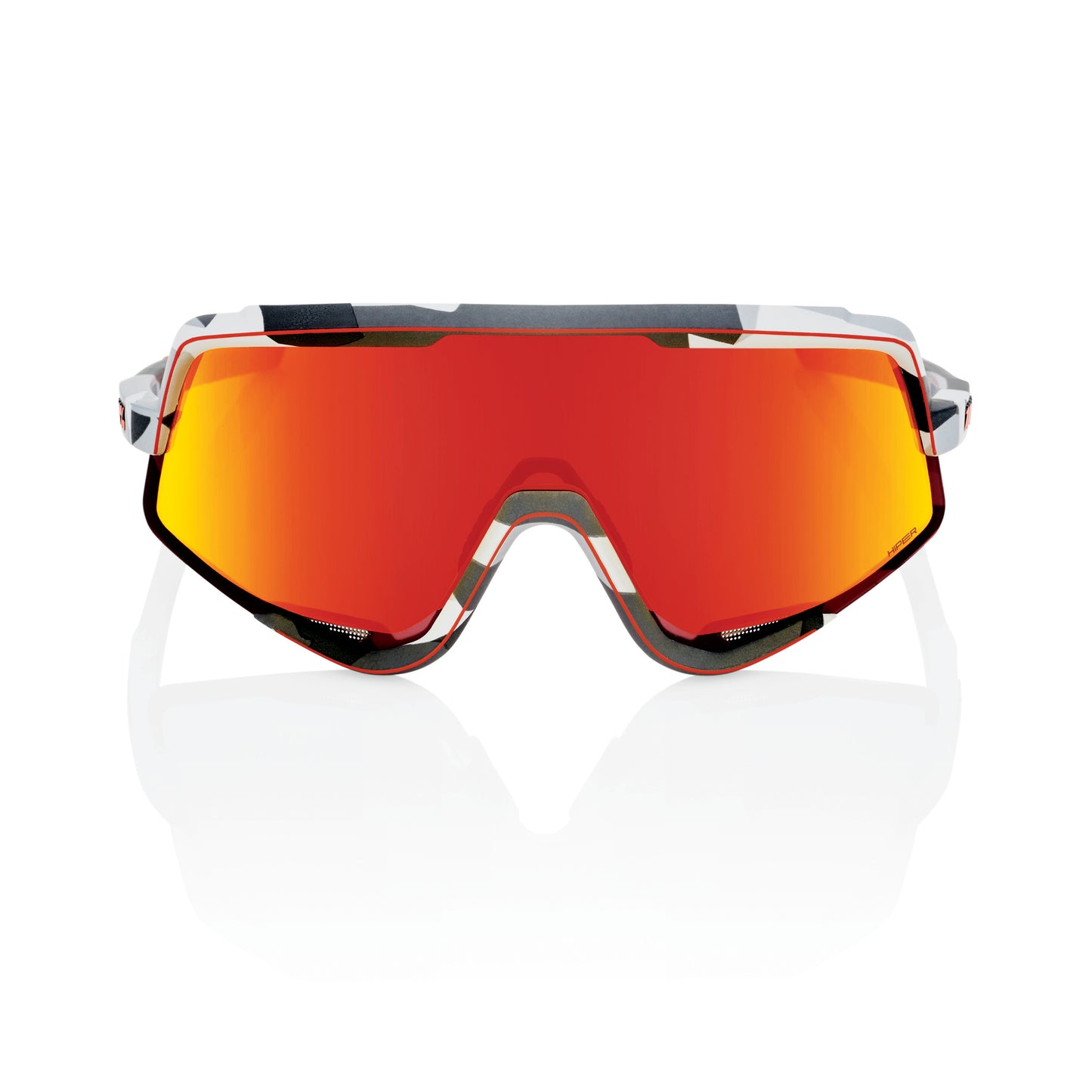 GLENDALE - Soft Tact Grey Camo / HiPER Red Multilayer Lens