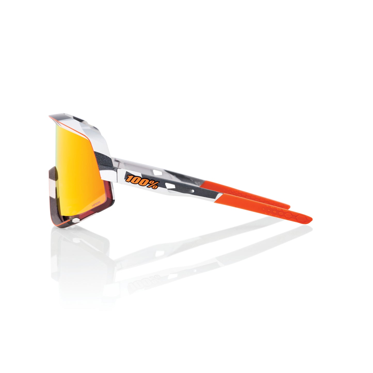 GLENDALE - Soft Tact Grey Camo / HiPER Red Multilayer Lens