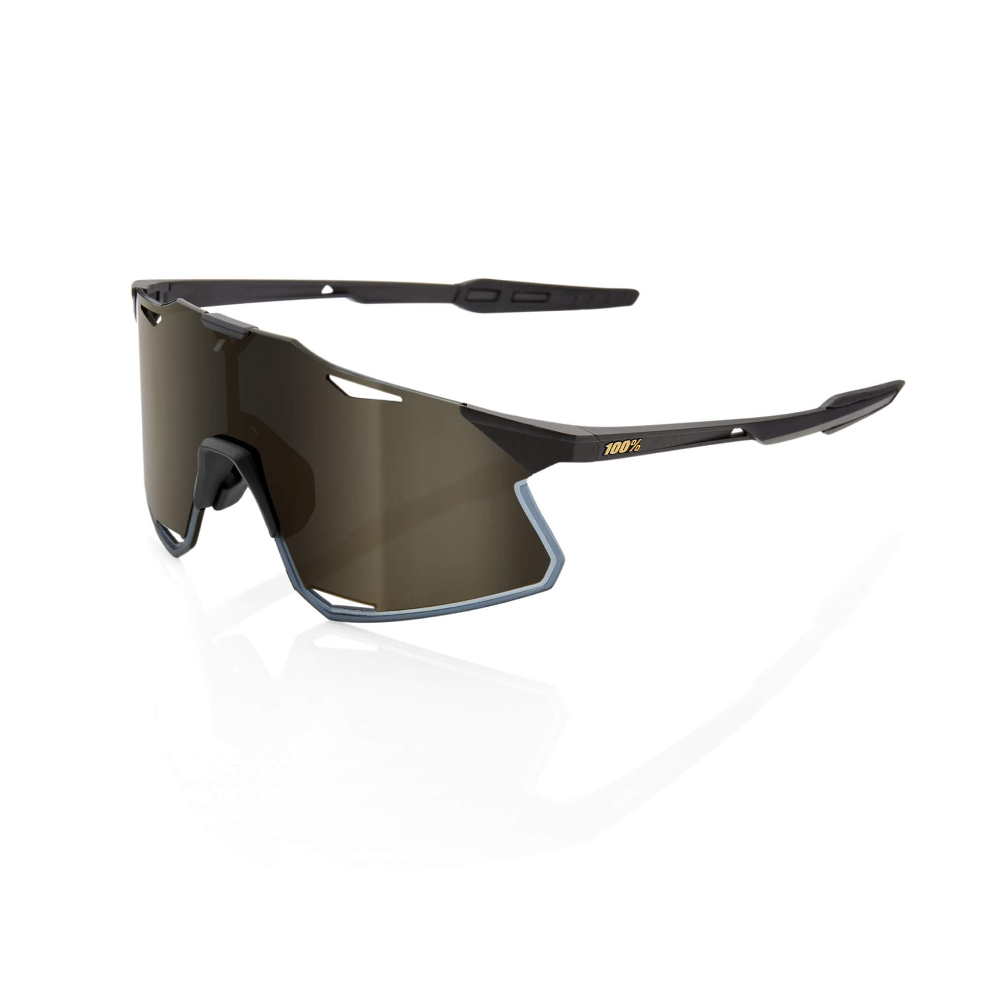 HYPERCRAFT - Matte Black / Soft Gold Mirror Lens