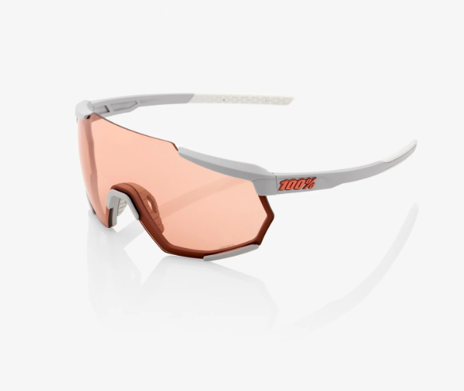 RACETRAP - Soft Tact Stone Grey / HiPER Coral Lens