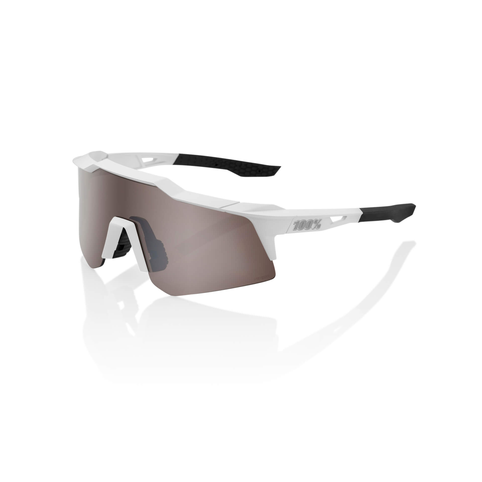 SPEEDCRAFT XS - Matte White / HiPER Silver Mirror Lens