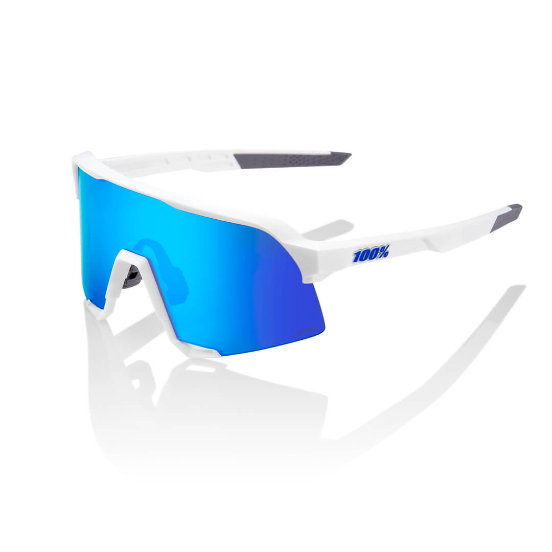 S3 - Matte White / HiPER Blue Multilayer Mirror Lens