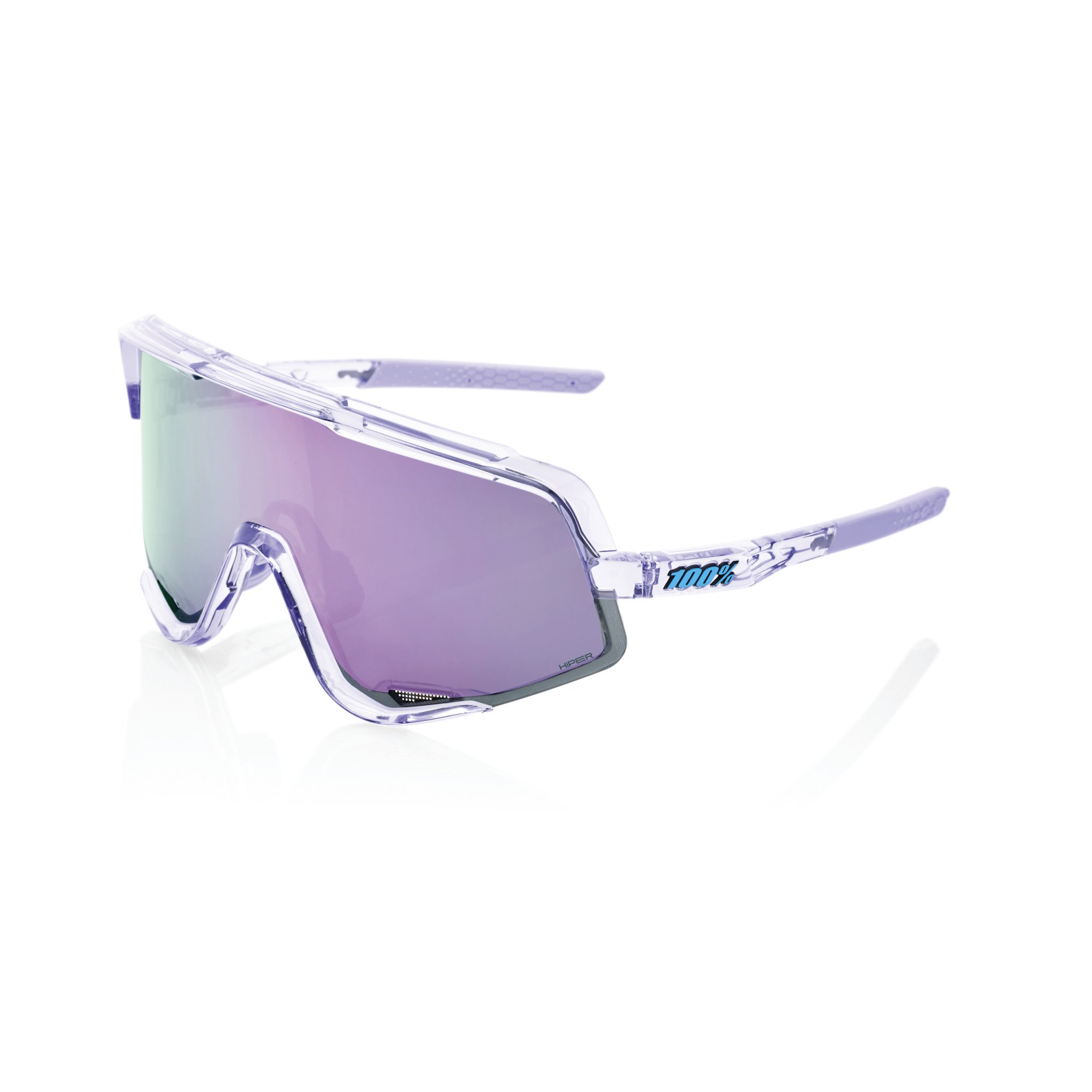 GLENDALE - Polished Translucent Lavender / HiPER Lavender Mirror Lens