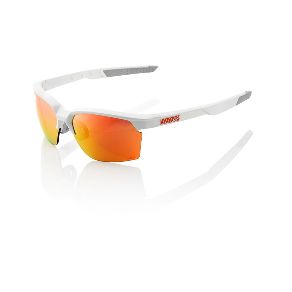 SPORTCOUPE- Soft Tact  White / HiPER Red Multilayer Mirror Lens