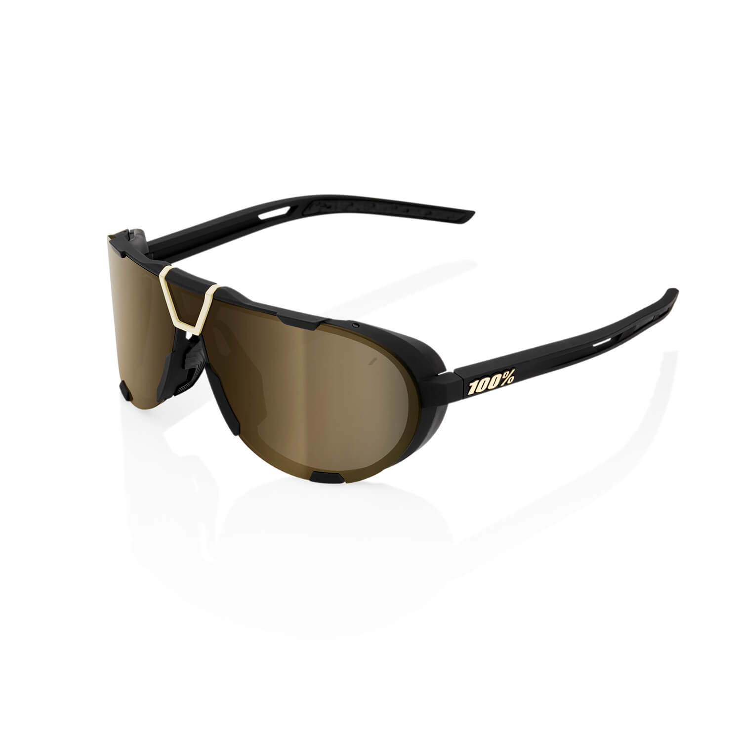 WESTCRAFT - Soft Tact Black / Soft Gold Mirror Lens