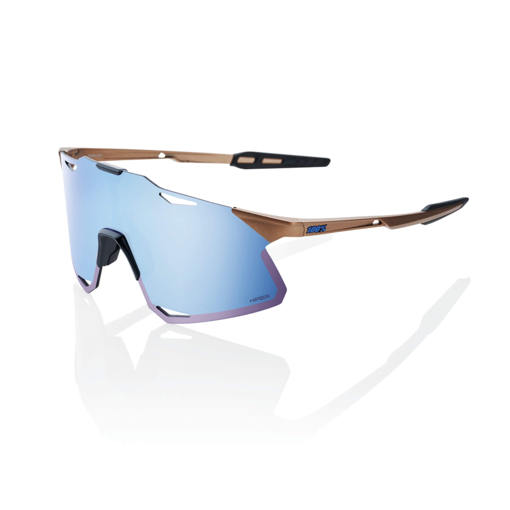 HYPERCRAFT - Matte Copper Chromium / HiPER Blue Multilayer Mirror Lens