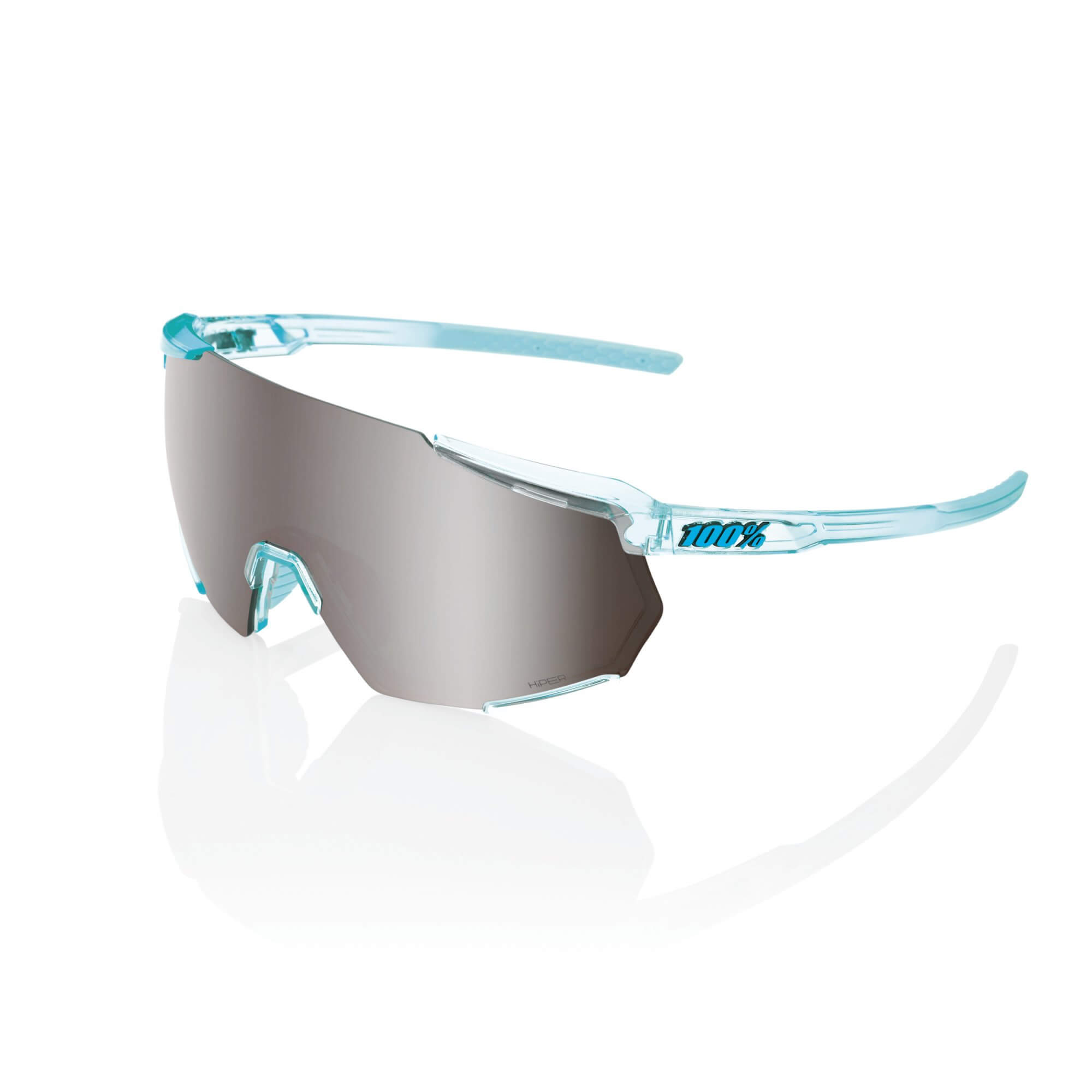 RACETRAP 3.0 - Polished Translucent Mint / HiPER Silver Mirror Lens