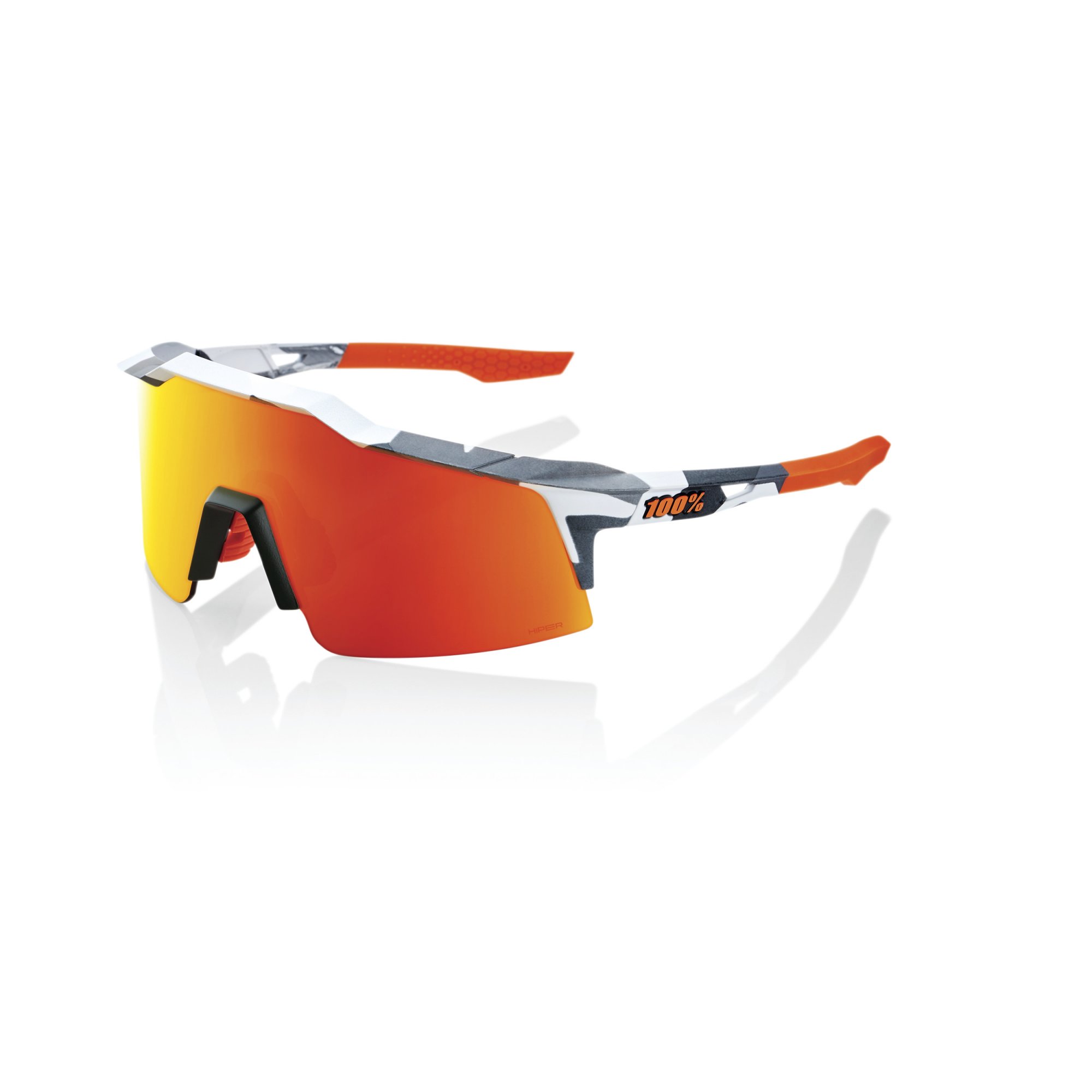 SPEEDCRAFT SL - Soft Tact Grey Camo / HiPER Red Multilayer Mirror Lens