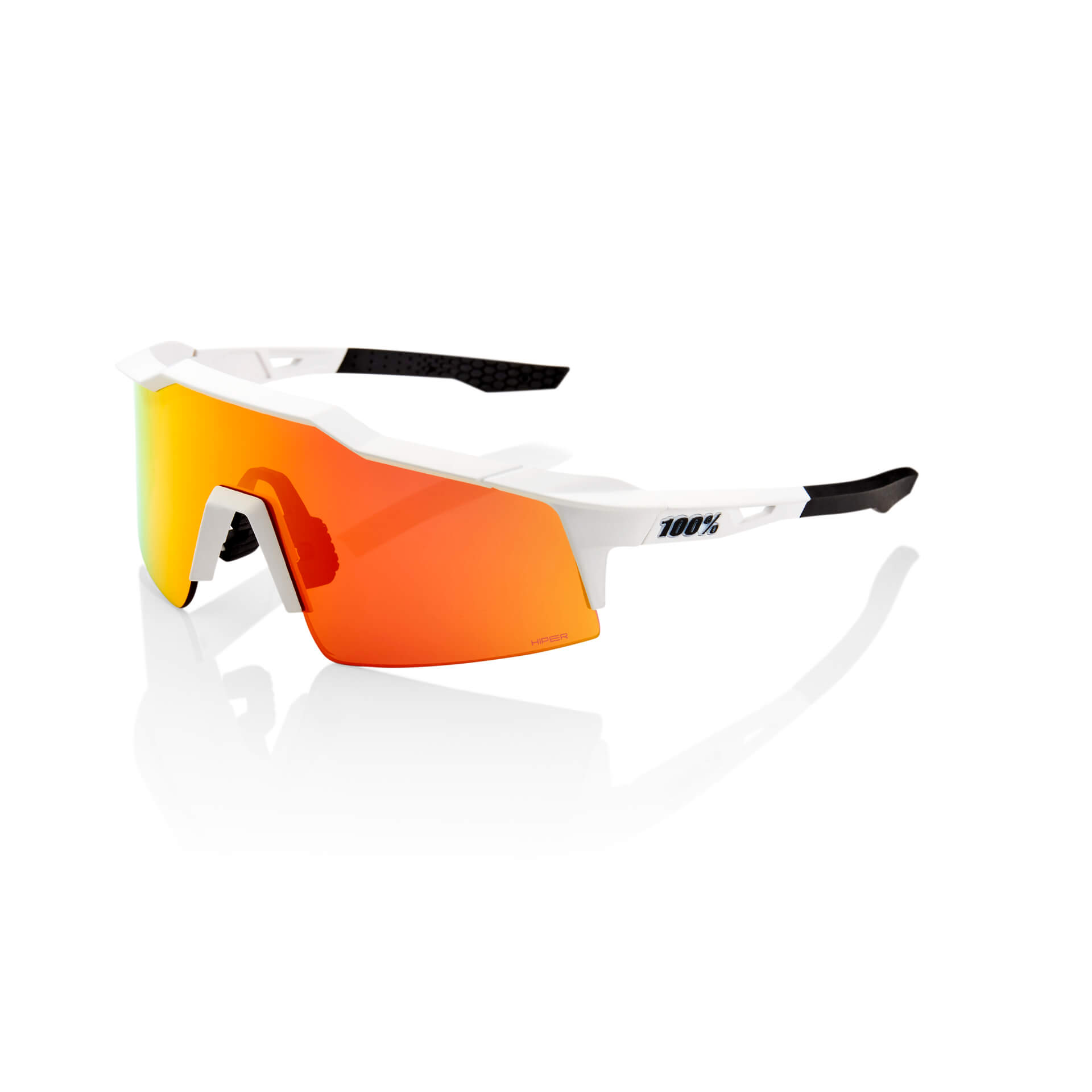 SPEEDCRAFT SL - Soft Tact Off White / HiPER Red Multilayer Mirror Lens