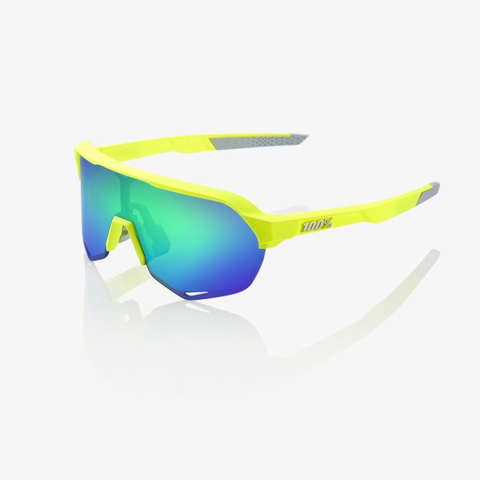 S2 - Matte Fluorescent Yellow / Green Multilayer Mirror Lens