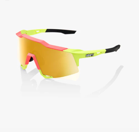 SPEEDCRAFT - Matte Washed Out Neon Yellow/ Flash Gold Mirror Lens