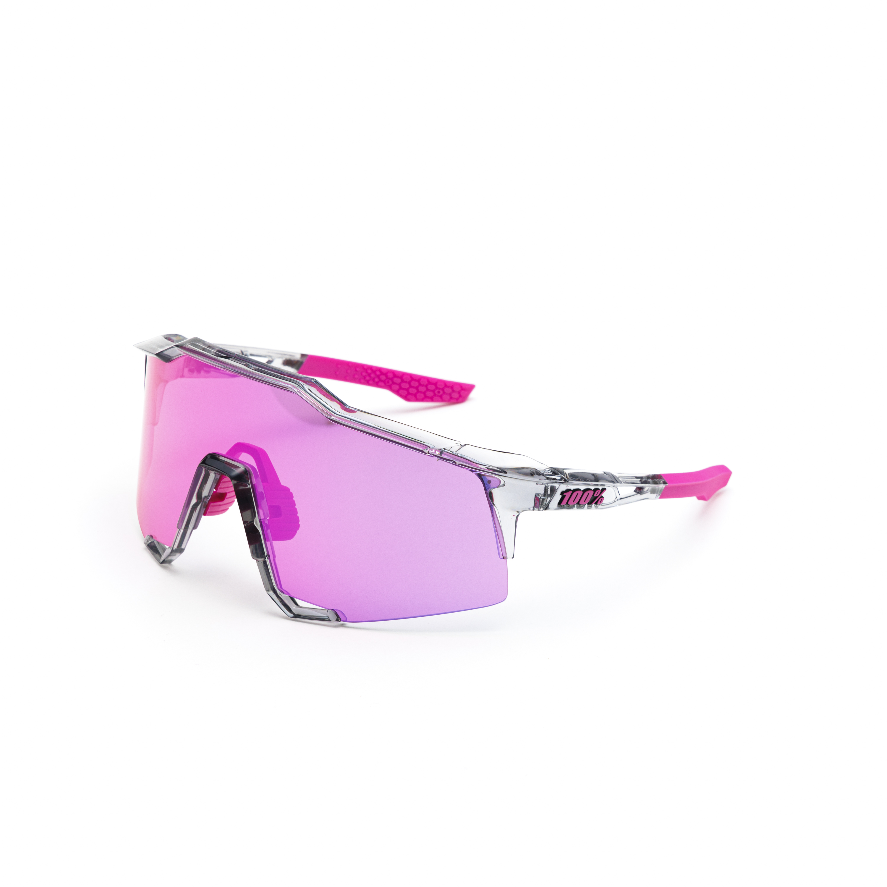 SPEEDCRAFT - Polished Translucent Grey / Puple Mulitilayer Mirror lens