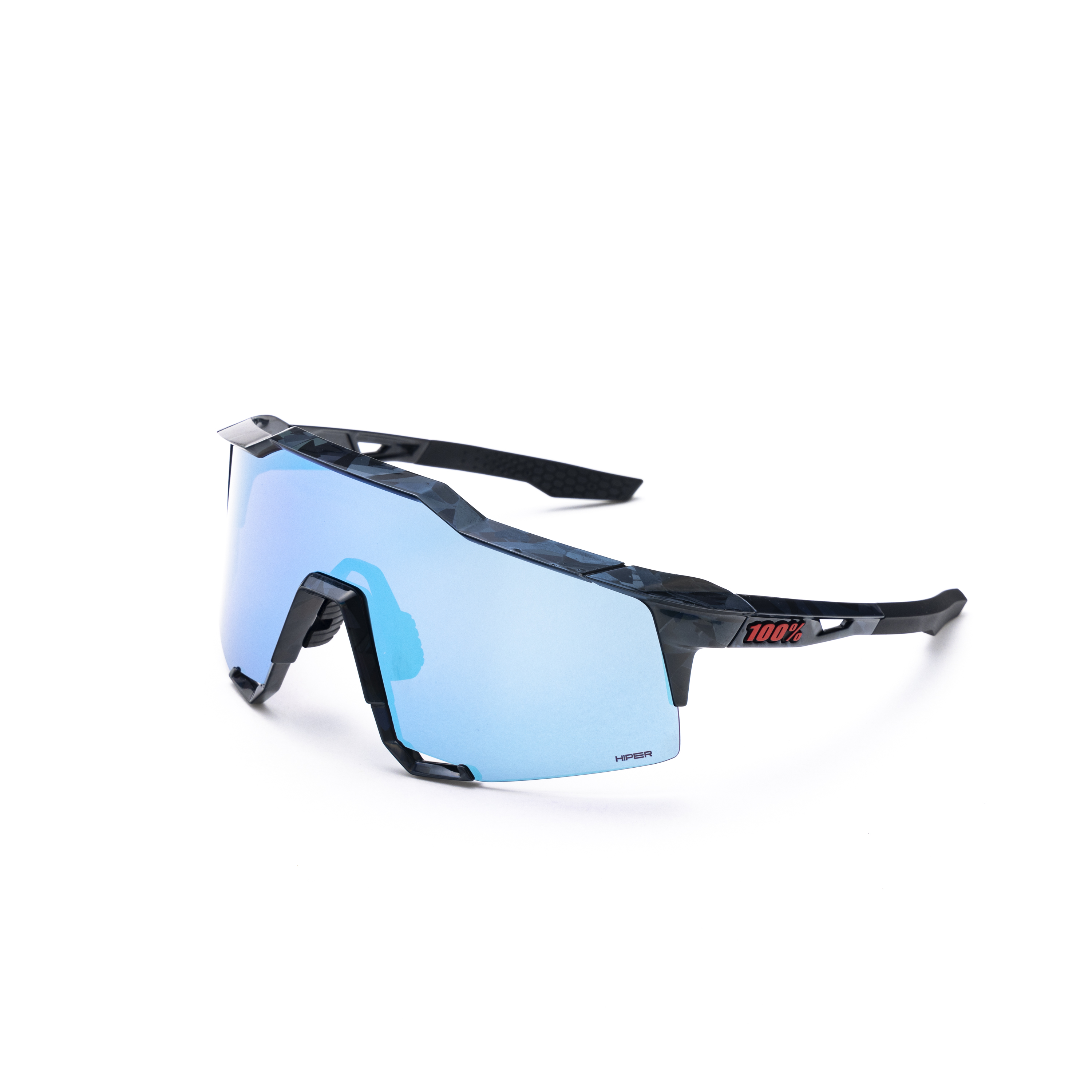 SPEEDCRAFT - Black Holographic / HiPER Blue Mulitilayer Mirror lens