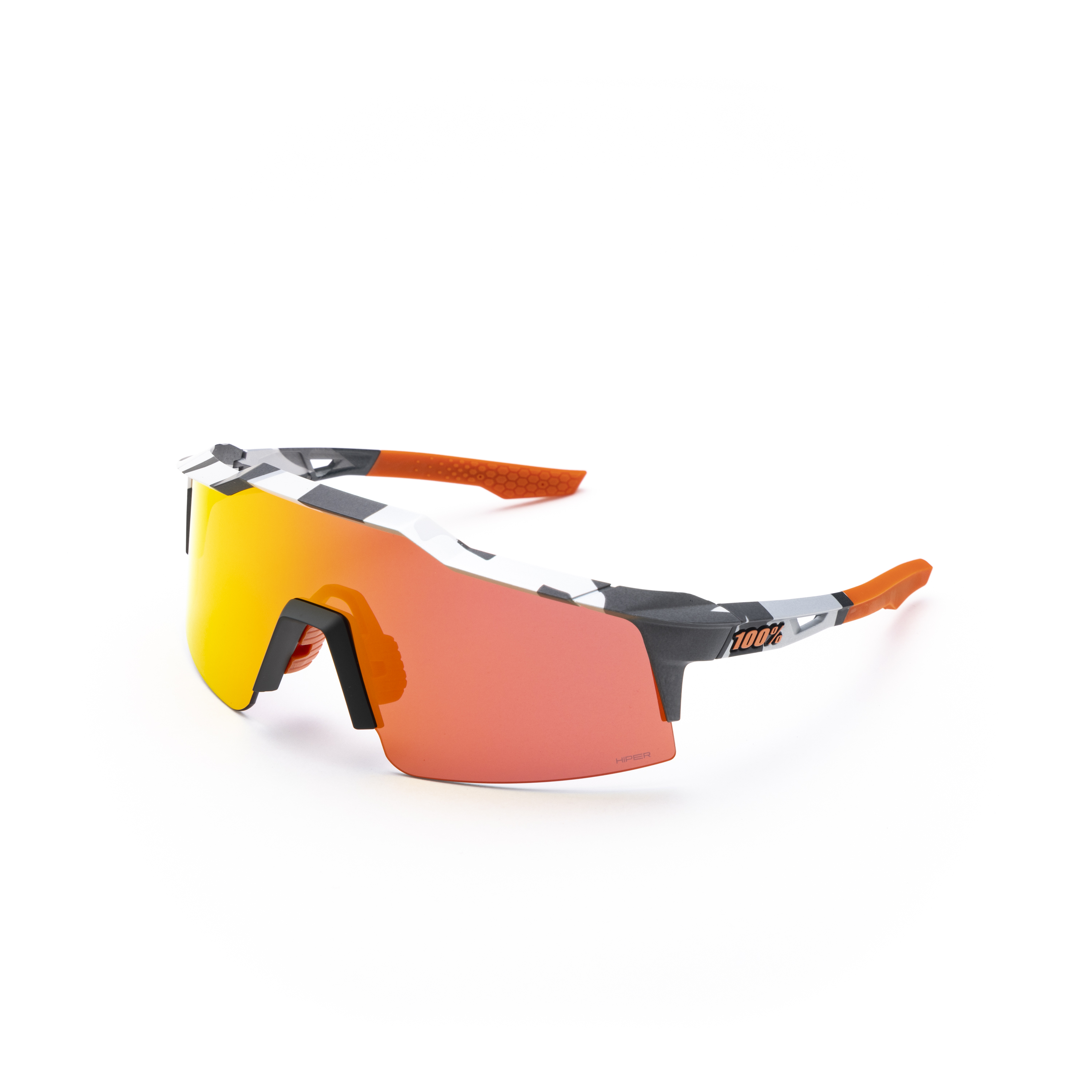 SPEEDCRAFT SL - Soft Tact Grey Camo / HiPER Red Multilayer Mirror Lens