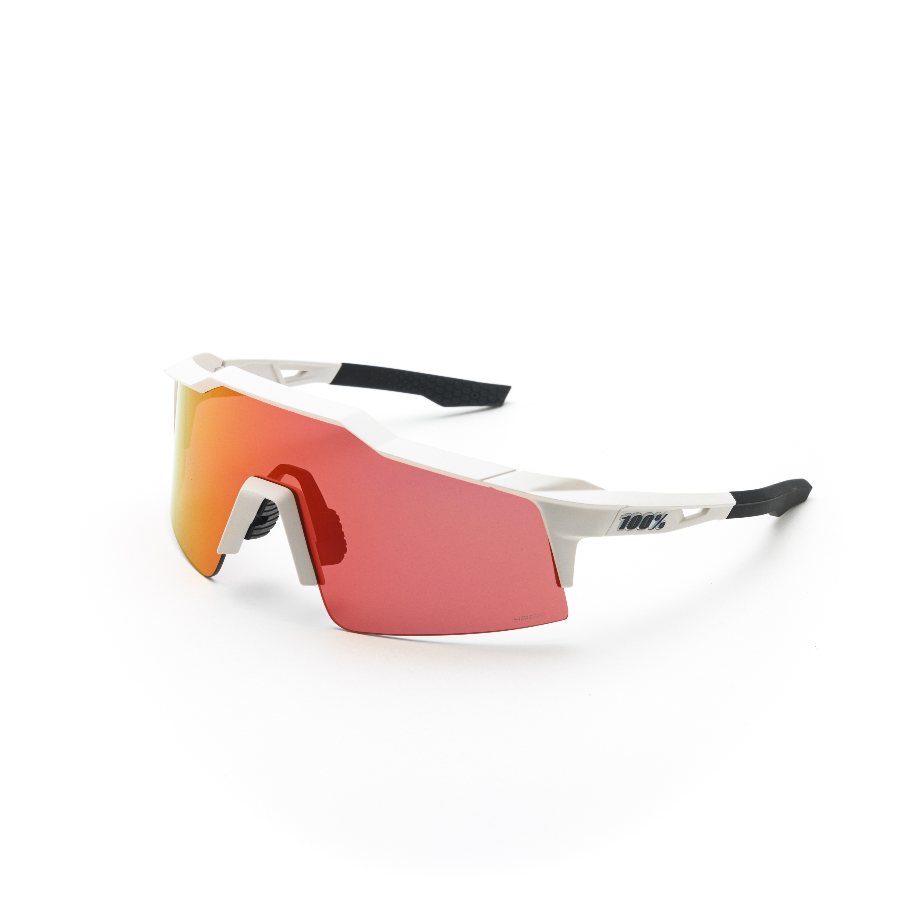 SPEEDCRAFT SL - Soft Tact Off White / HiPER Red Multilayer Mirror Lens