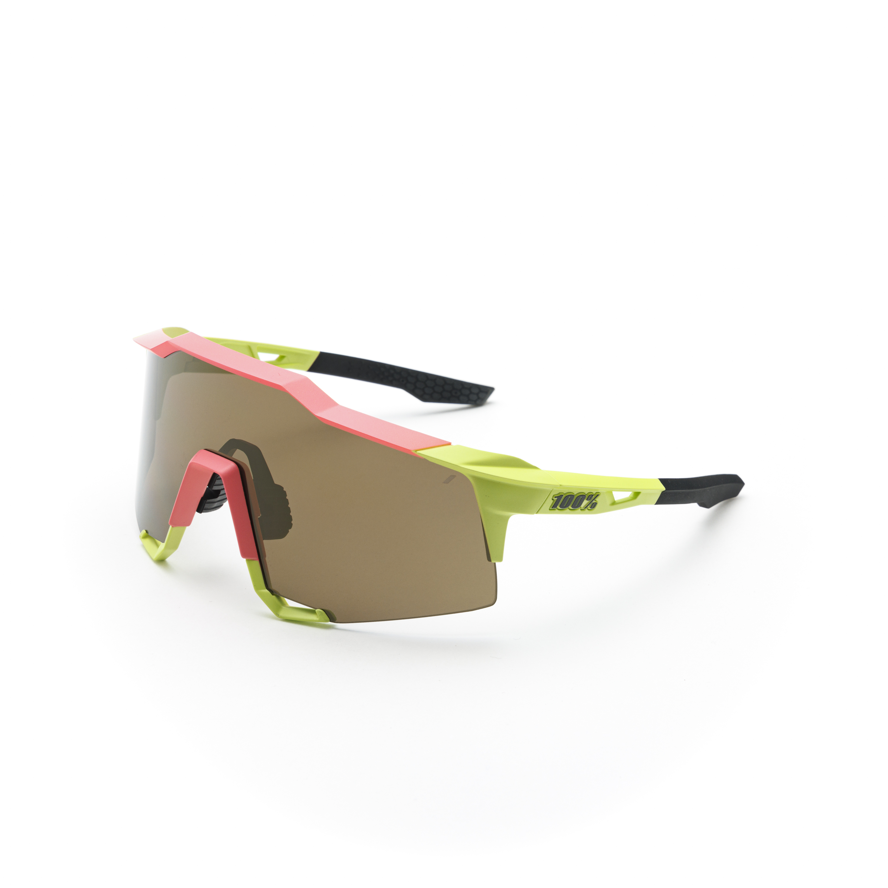 SPEEDCRAFT - Matte Washed Out Neon Yellow/ Flash Gold Mirror Lens