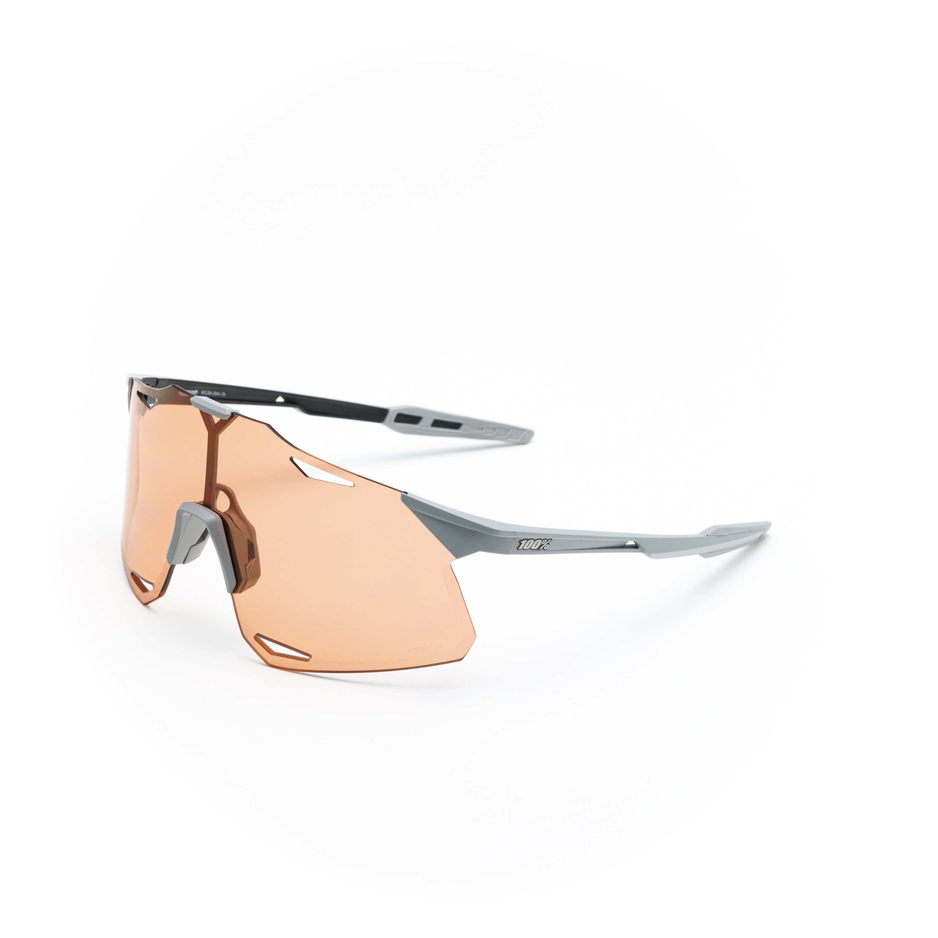 HYPERCRAFT - Matte Stone Grey / HiPER Coral Lens