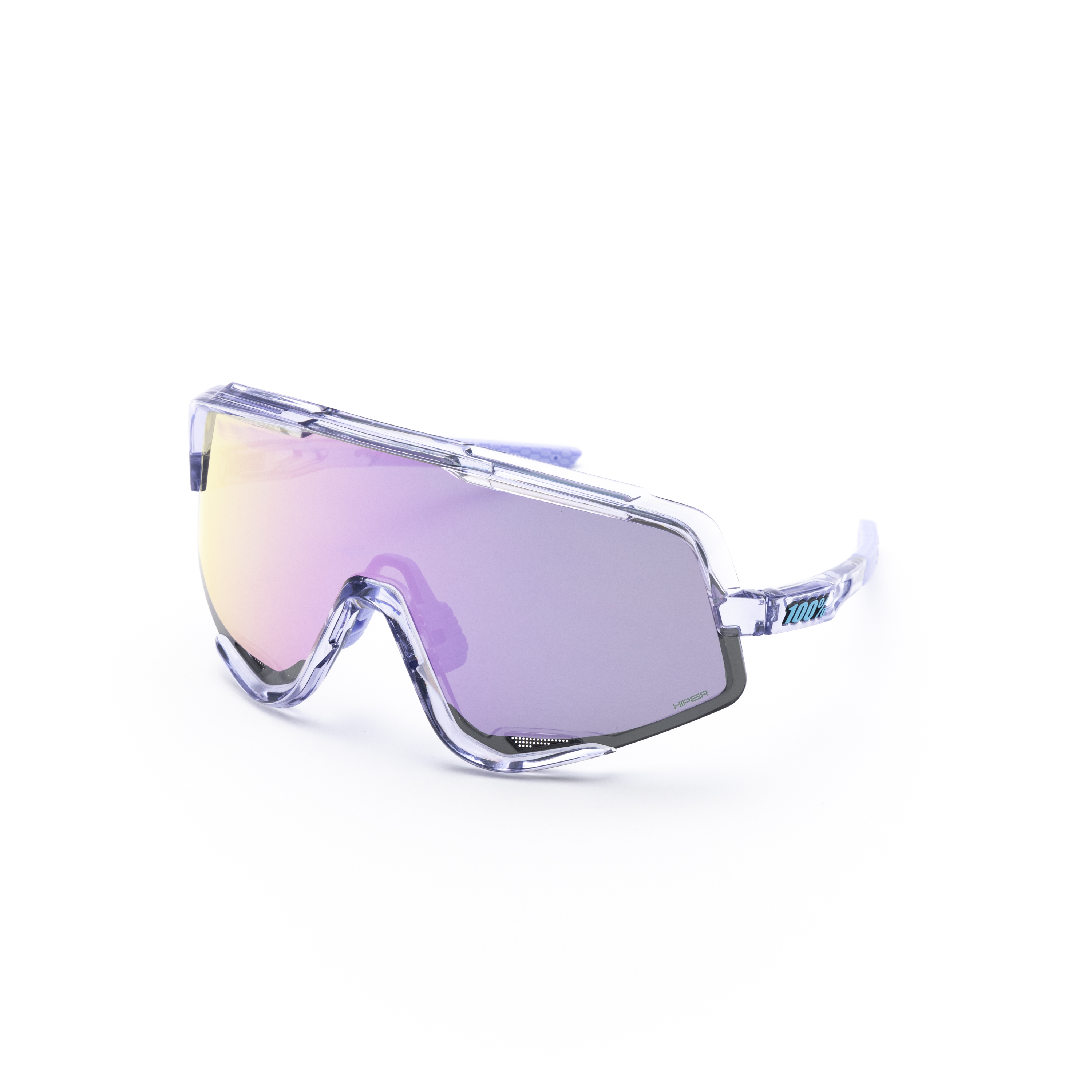 GLENDALE - Polished Translucent Lavender / HiPER Lavender Mirror Lens