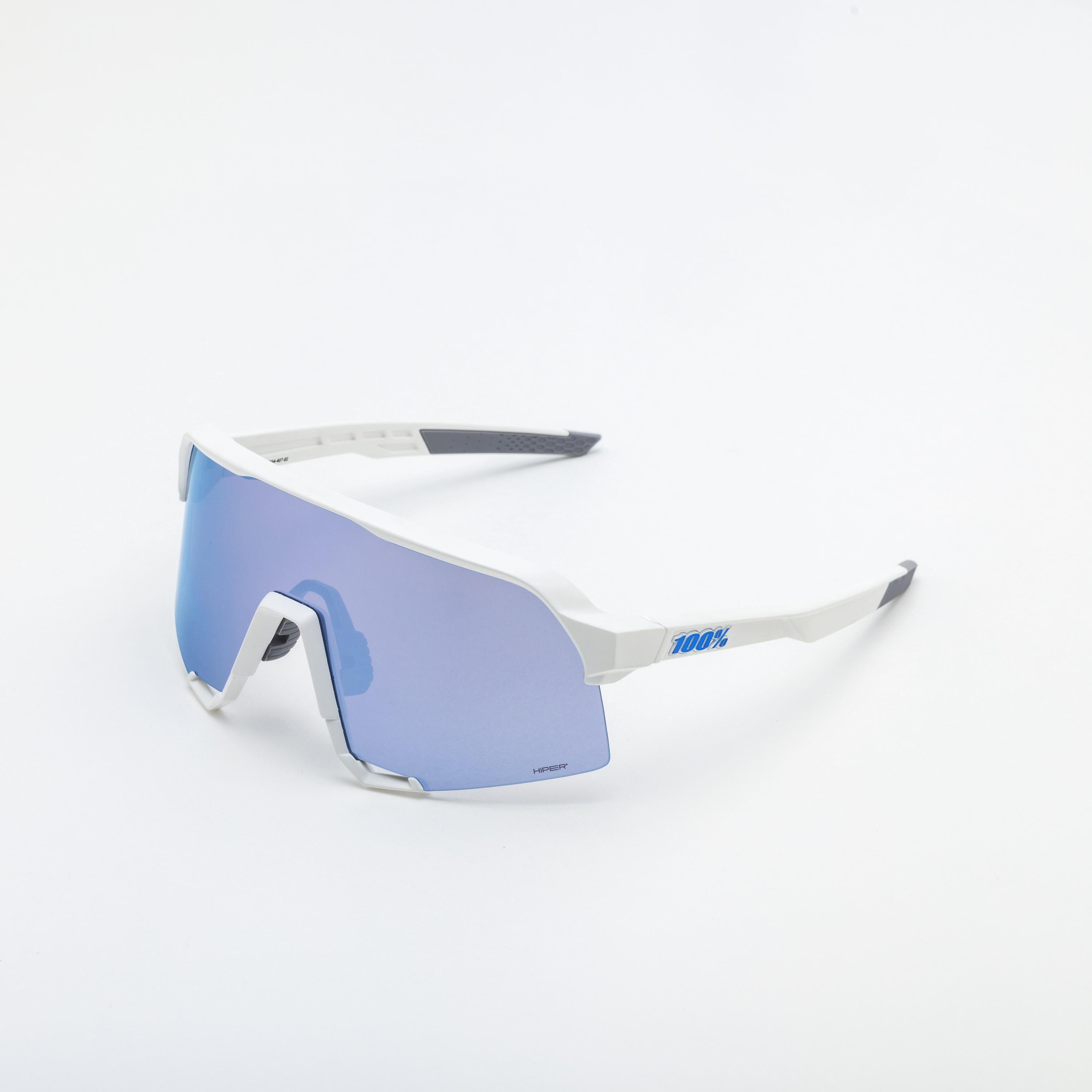 S3 - Matte White / HiPER Blue Multilayer Mirror Lens