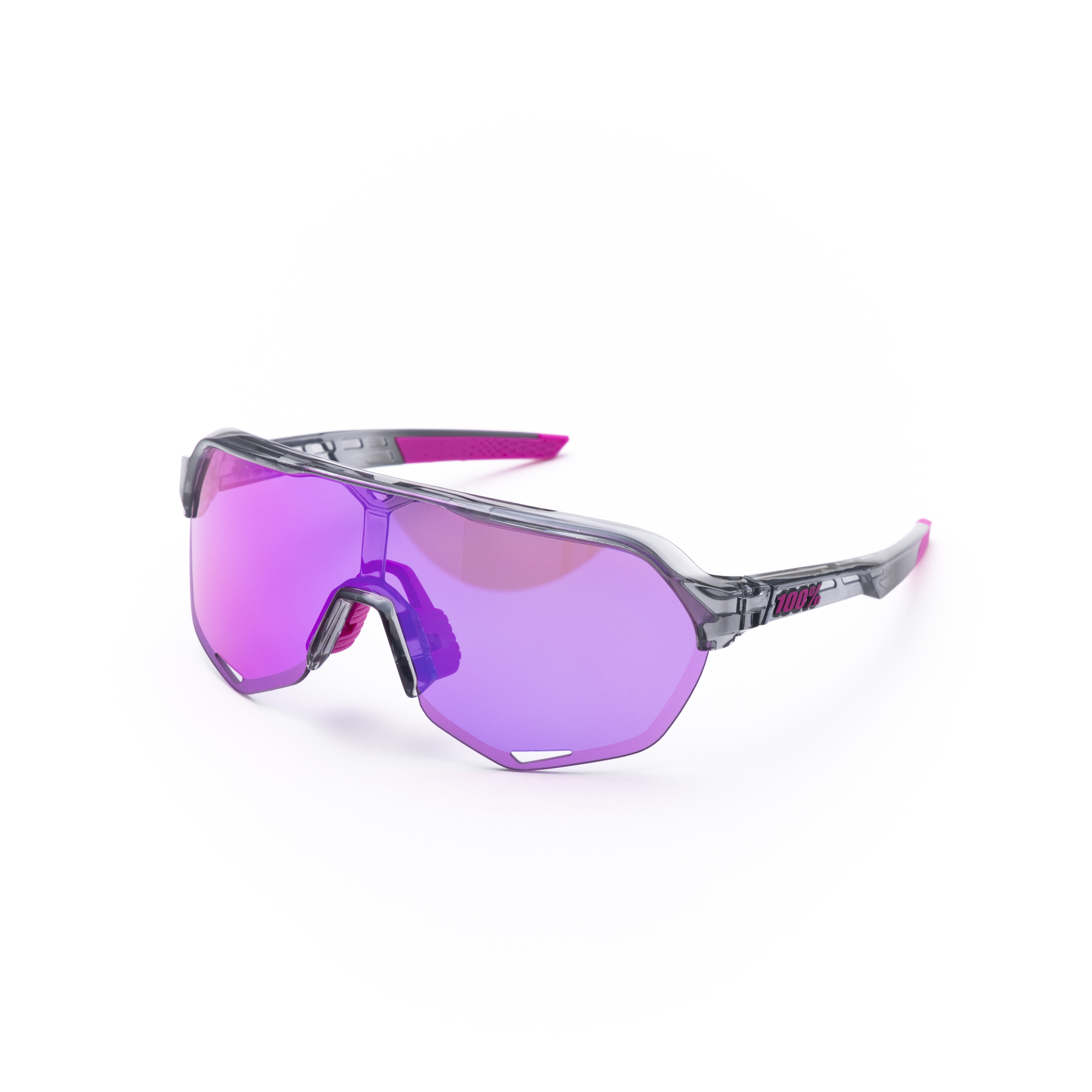 S2 - Polished Translucent Grey / Puple Mulitilayer Mirror lens