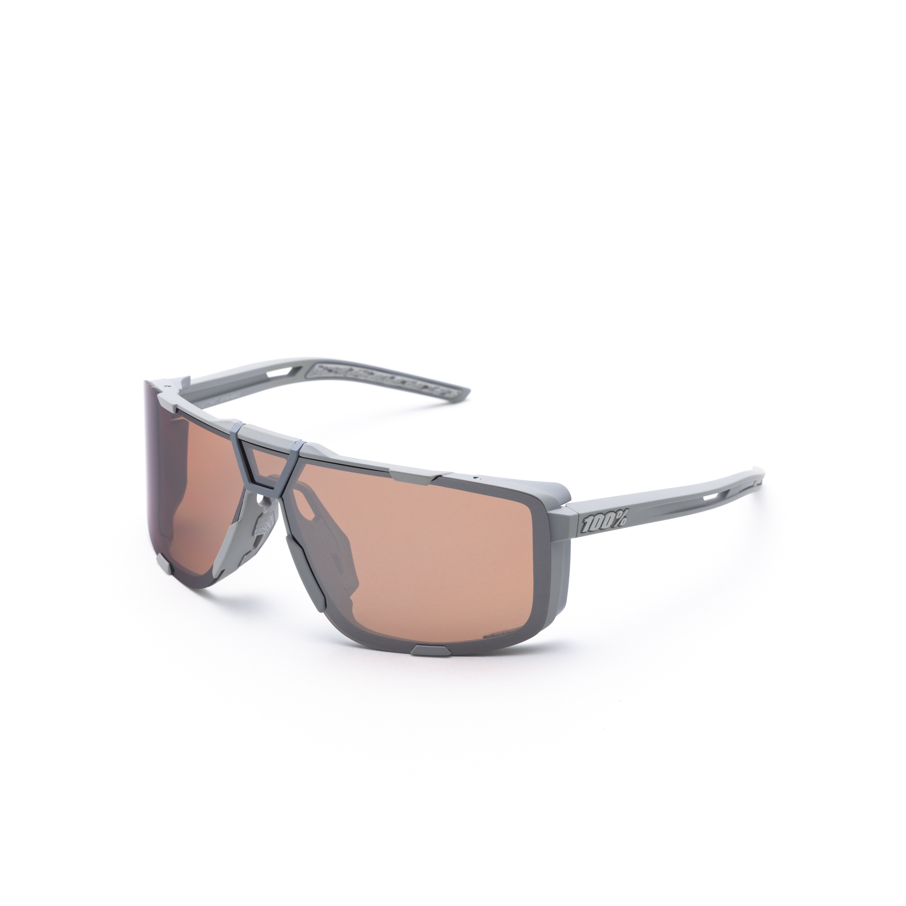 EASTCRAFT - Soft Tact Cool Grey / HiPER Crimson Silver Mirror Lens