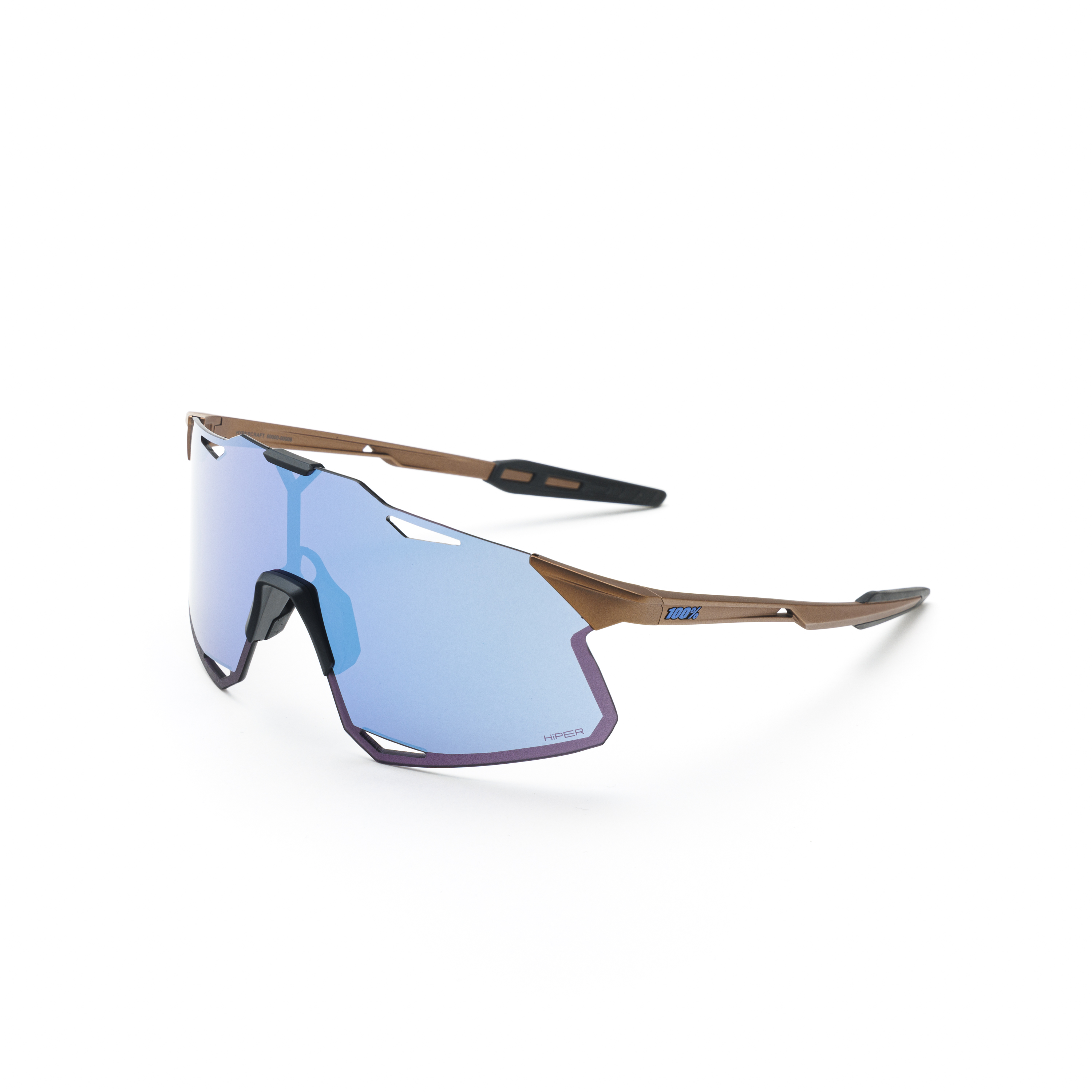 HYPERCRAFT - Matte Copper Chromium / HiPER Blue Multilayer Mirror Lens